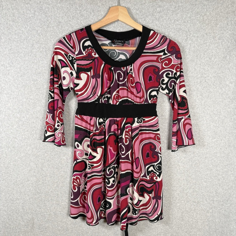 Speechless Babydoll Top Womens Medium Y2K Vintage Pink Red Shirt